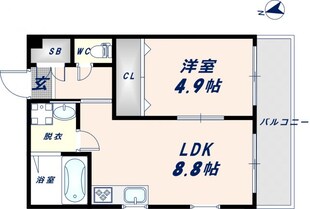 グランオリオン柏田東町の物件間取画像